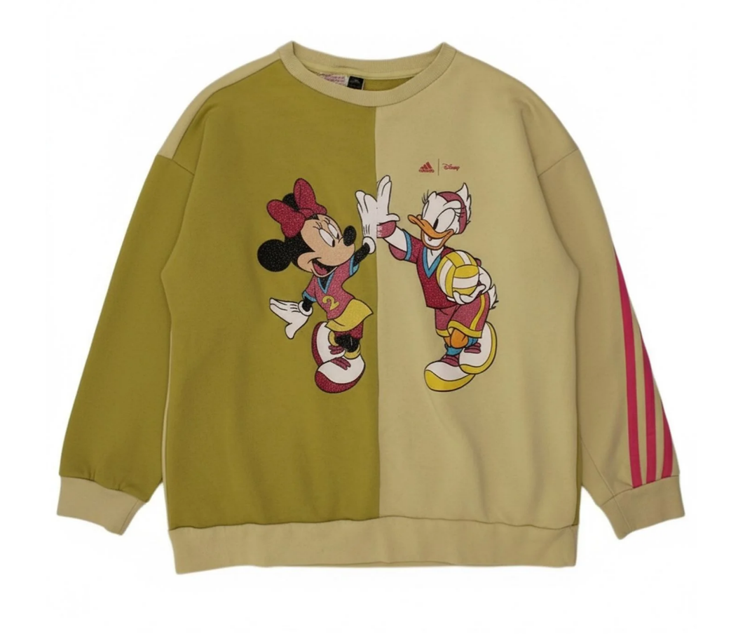 Green Disney Adidas Sweatshirt Age 4-5 Years