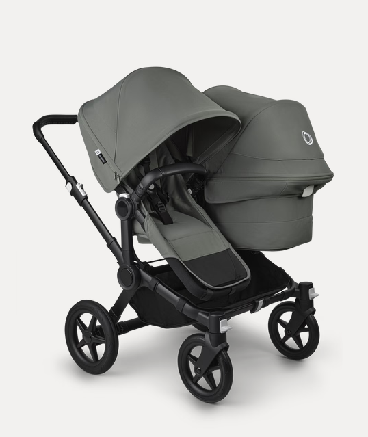 Grey Bugaboo Donkey Double Travel System
