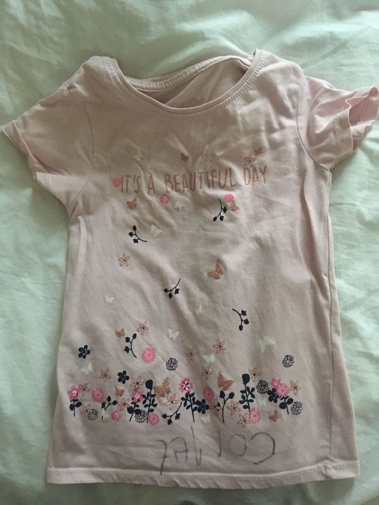Pink Floral T-Shirt Age 3-4 years
